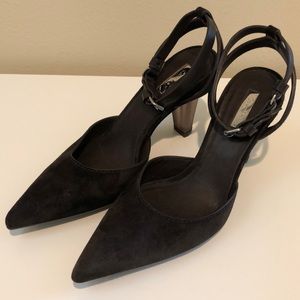 Calvin Klein Collection dark brown Suede